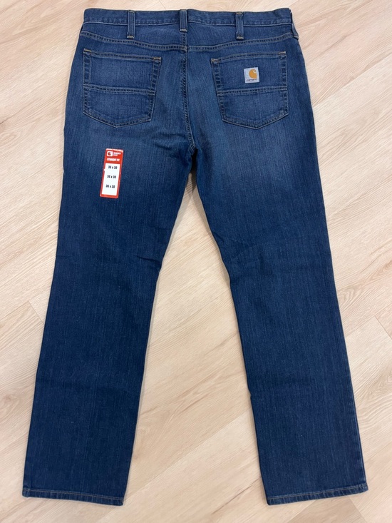 Carhartt Other - Carhartt Men's Straight Fit Indigo Blue Jeans 36 x 30 NWOT